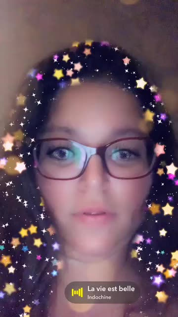 Preview for a Spotlight video that uses the Starry Hair Lens