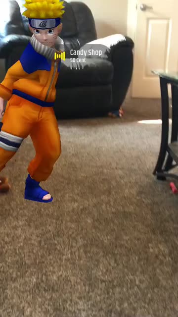 Preview for a Spotlight video that uses the Naruto Uzumaki Lens
