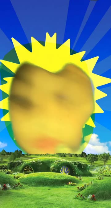 Preview for a Spotlight video that uses the BabySun Teletubbie Lens