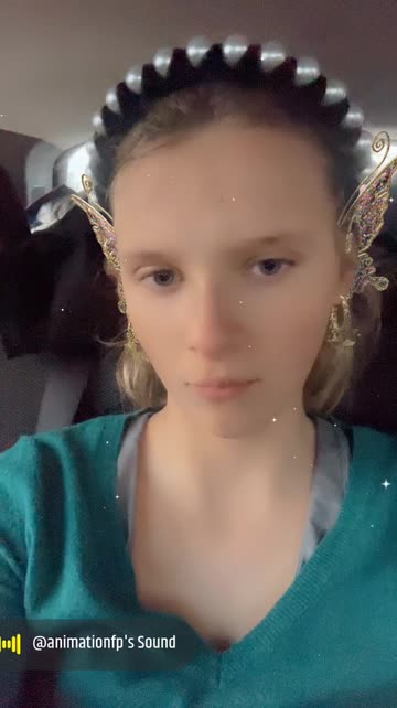 Preview for a Spotlight video that uses the Elf earrings Lens
