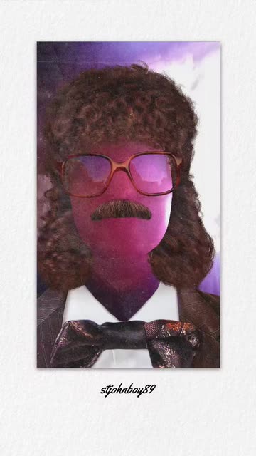 Preview for a Spotlight video that uses the Retro Party Look Lens