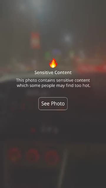 Preview for a Spotlight video that uses the Sensitive Content 🔥 Lens