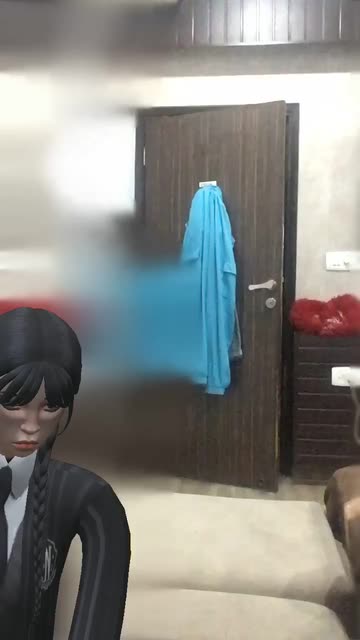 Preview for a Spotlight video that uses the Wednesday Addams Lens