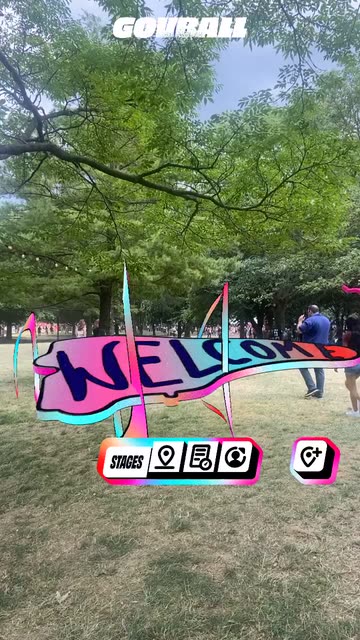 Preview for a Spotlight video that uses the GOVBALL AR compass Lens