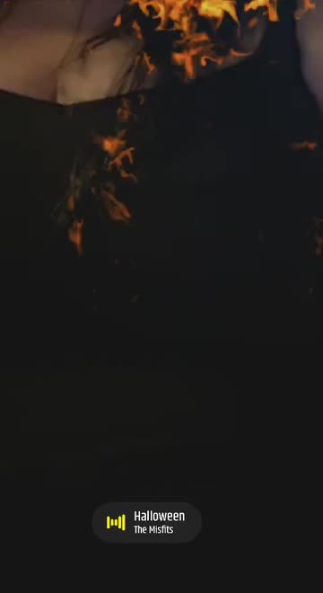Preview for a Spotlight video that uses the Flaming Demon Lens