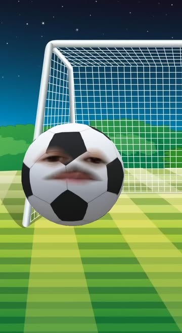 Preview for a Spotlight video that uses the Soccer Boss Lens