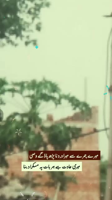 Preview for a Spotlight video that uses the Urdu Shayari 2 Lens