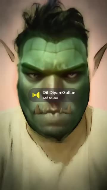 Preview for a Spotlight video that uses the Orc Character Lens