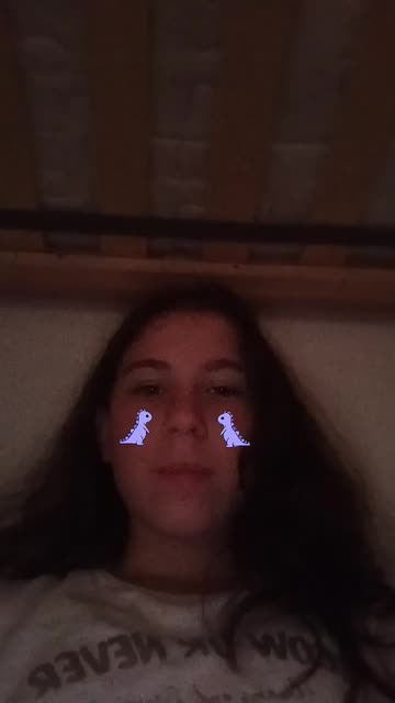 Preview for a Spotlight video that uses the purple dino Lens