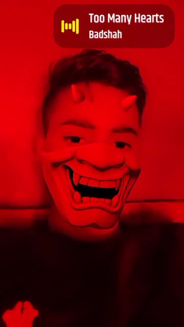 Preview for a Spotlight video that uses the Red Oni Mask  Lens