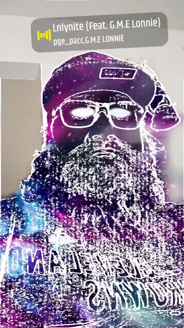 Preview for a Spotlight video that uses the Galaxy Skin Lens