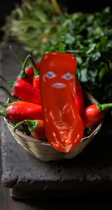 Preview for a Spotlight video that uses the Red Chilli Pepper Lens