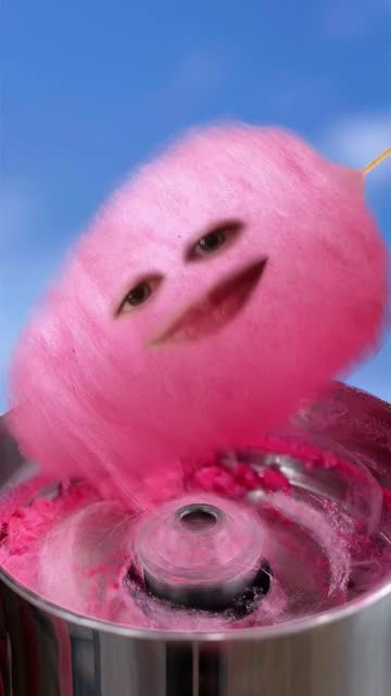Preview for a Spotlight video that uses the Cotton Candy Lens