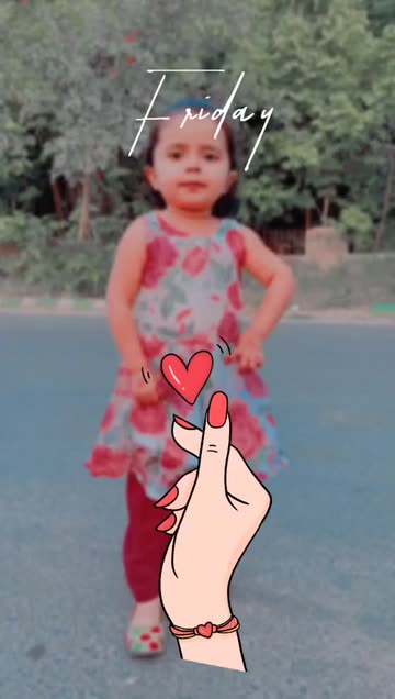 Preview for a Spotlight video that uses the Girl Hand Love Lens