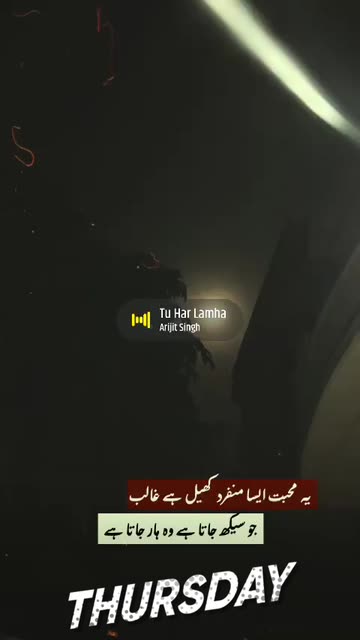 Preview for a Spotlight video that uses the Urdu Shayari 2 Lens