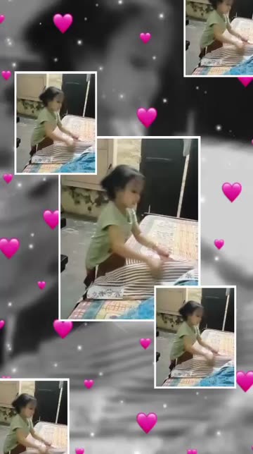 Preview for a Spotlight video that uses the Photo Frame Heart Lens