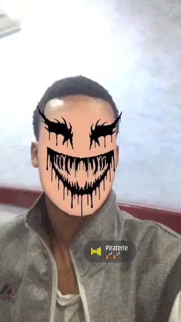 Preview for a Spotlight video that uses the noface horror Lens