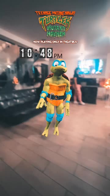 Preview for a Spotlight video that uses the TMNT Mutant Mayhem Lens