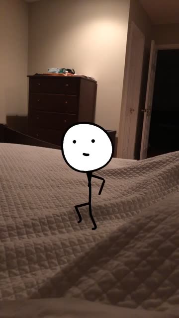 Preview for a Spotlight video that uses the Dancing Stickman Lens