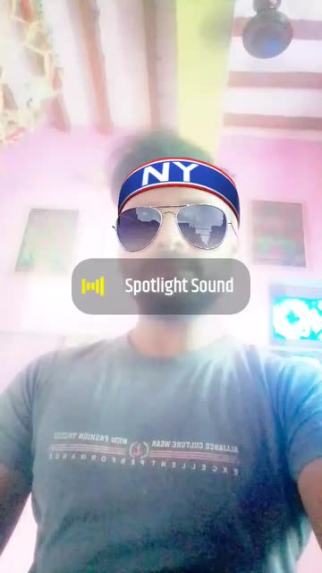 Preview for a Spotlight video that uses the Trendy Headband Lens