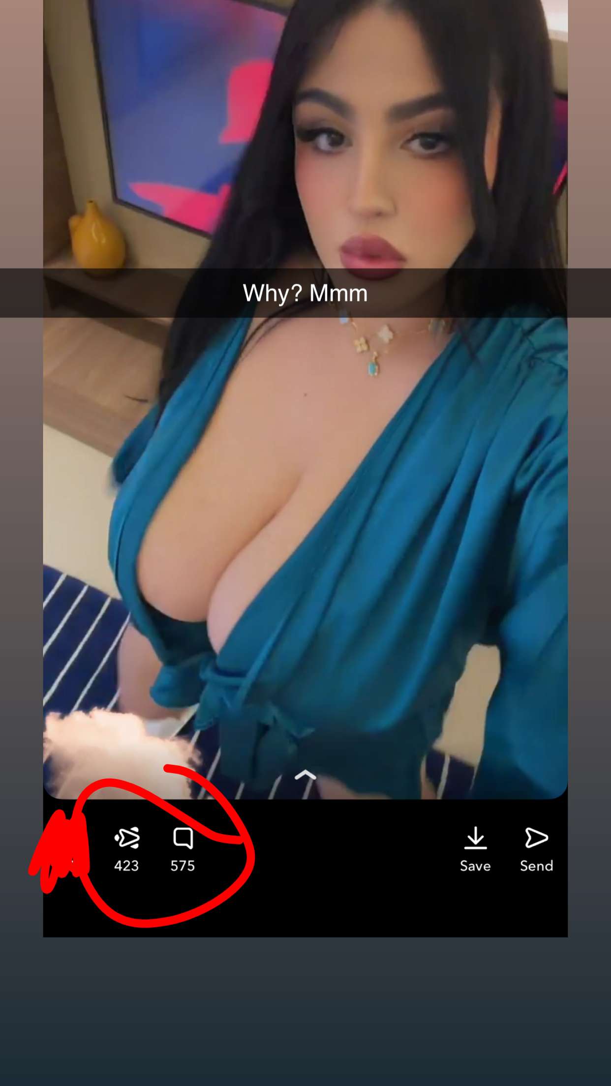 محتوى سناب شات لـ Mlk