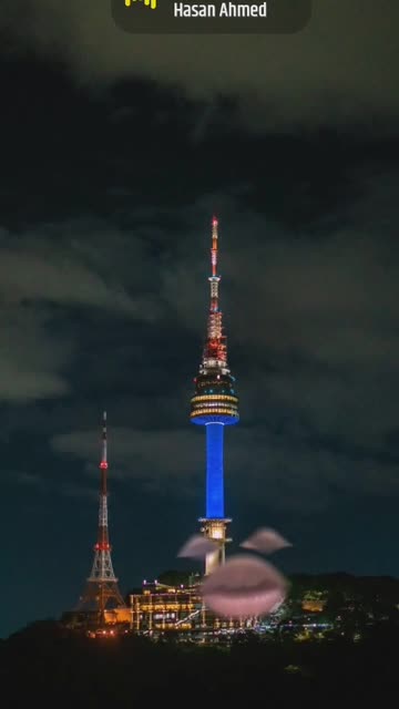 Preview for a Spotlight video that uses the Namsan Tower Lens