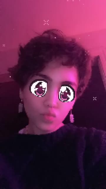 Preview for a Spotlight video that uses the Kawaii Eyes Lens