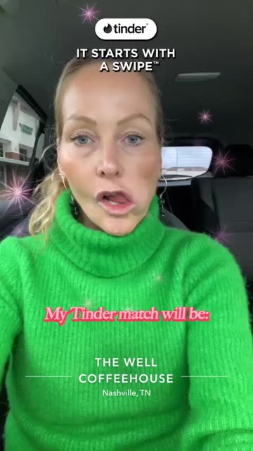 Preview for a Spotlight video that uses the Tinder Lens