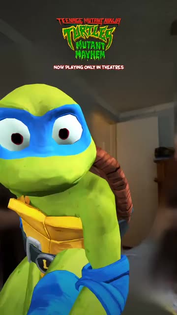Preview for a Spotlight video that uses the TMNT Mutant Mayhem Lens
