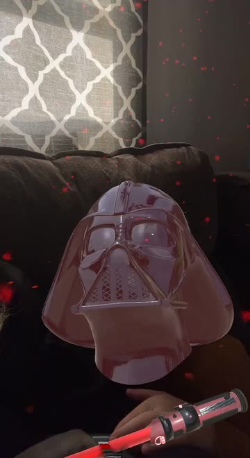 Preview for a Spotlight video that uses the Darth Vader - Lava Lens