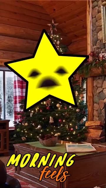 Preview for a Spotlight video that uses the Xmas tree Star Lens