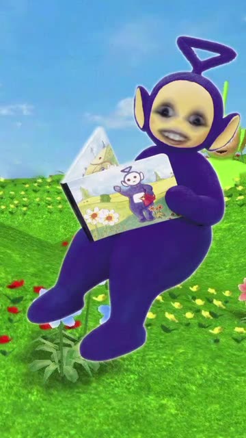 Preview for a Spotlight video that uses the Teletubbies Lens