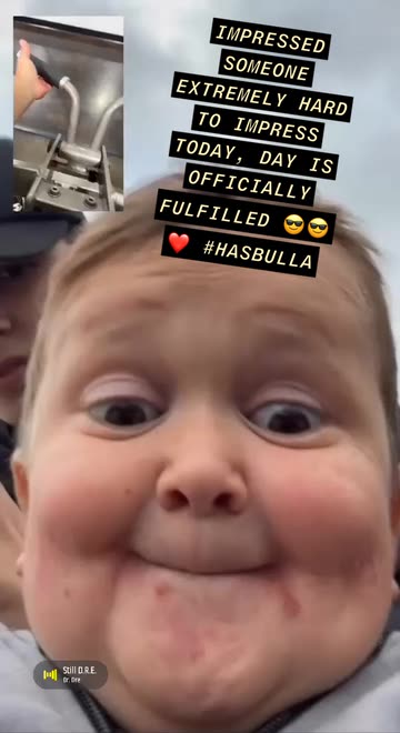 Preview for a Spotlight video that uses the Facetime Hasbulla Lens