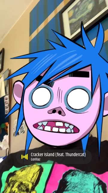 Preview for a Spotlight video that uses the Gorillaz Lens