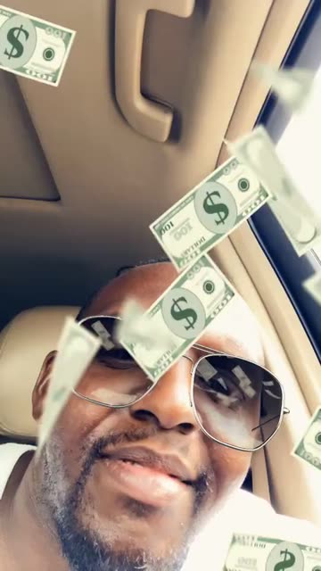 Preview for a Spotlight video that uses the Raining Money Lens