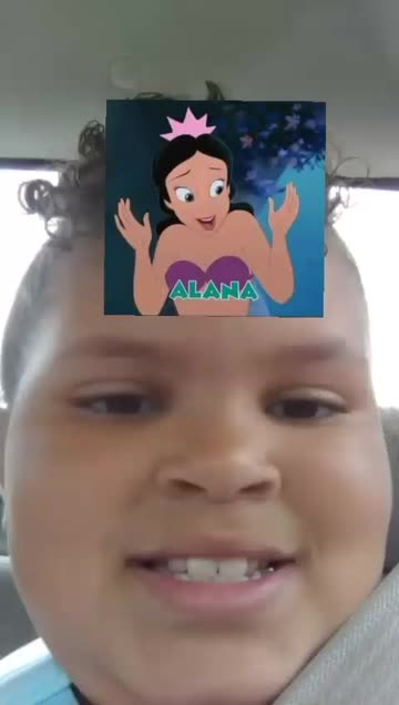 Preview for a Spotlight video that uses the Little Mermaid Lens