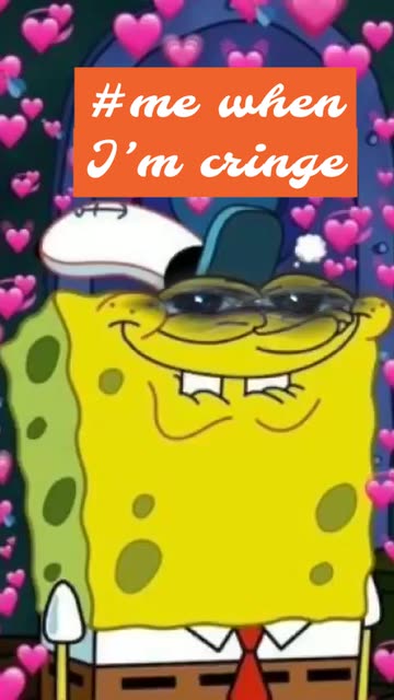 Preview for a Spotlight video that uses the smirk spongebob Lens