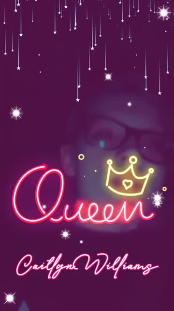 Preview for a Spotlight video that uses the Name Queen Streak Lens
