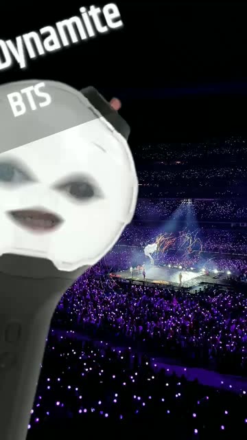 Preview for a Spotlight video that uses the BTS Lightstick Lens