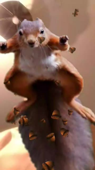 Preview for a Spotlight video that uses the Squirrel Nut Lens