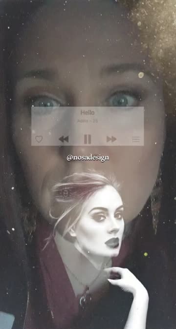 Preview for a Spotlight video that uses the hello-adele Lens