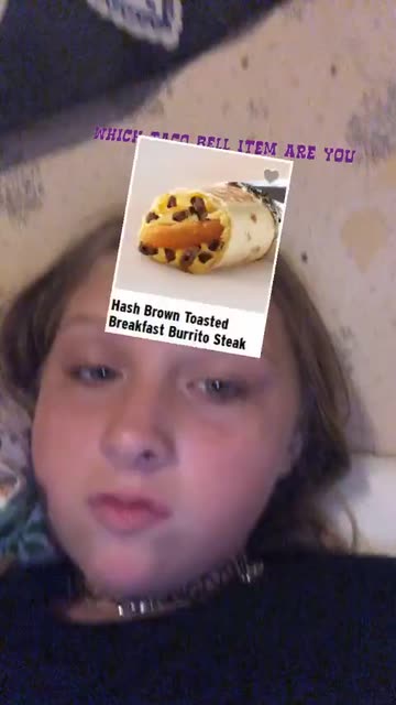 Preview for a Spotlight video that uses the Taco Bell Item Lens