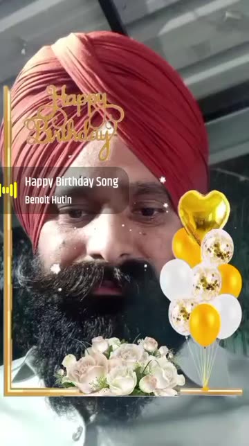 Preview for a Spotlight video that uses the Happy birthday Lens