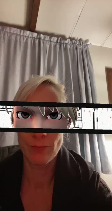 Preview for a Spotlight video that uses the Anime Face Lens