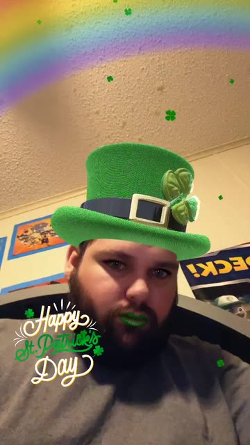 Preview for a Spotlight video that uses the St Patricks Day Lens