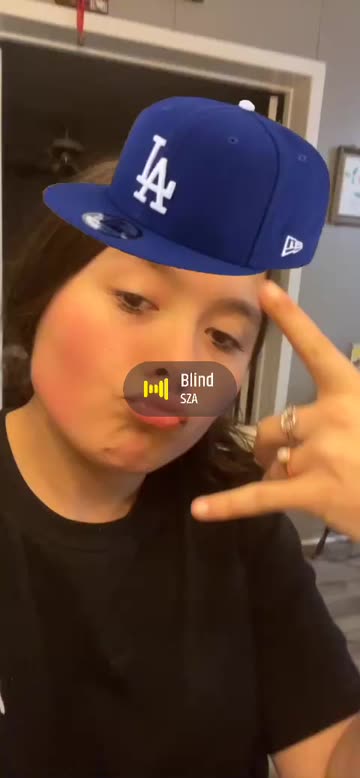 Preview for a Spotlight video that uses the Dodgers Hat Lens