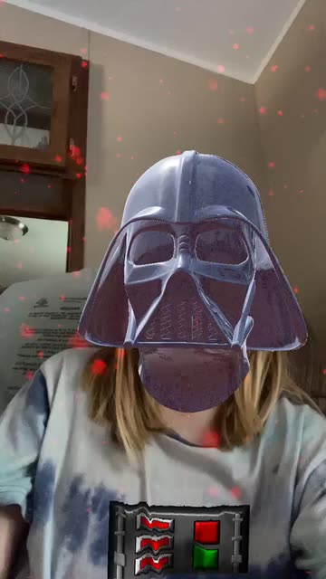 Preview for a Spotlight video that uses the Darth Vader - Lava Lens
