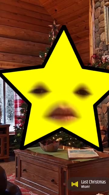 Preview for a Spotlight video that uses the Xmas tree Star Lens