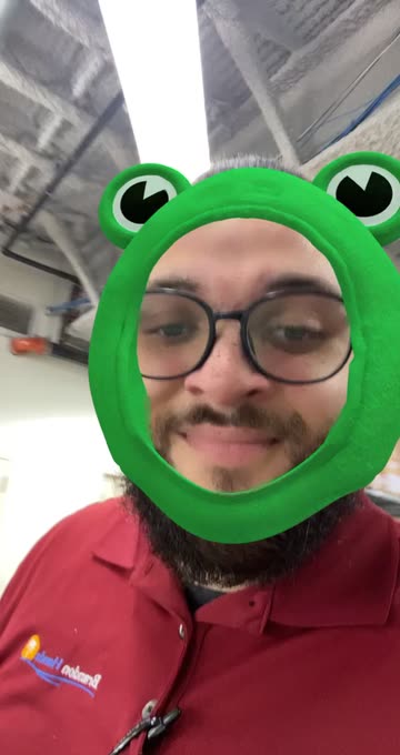 Preview for a Spotlight video that uses the frog Lens