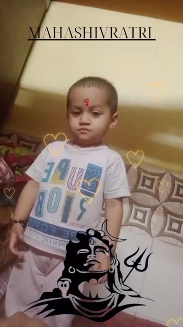 Preview for a Spotlight video that uses the Mahashivratri Lens